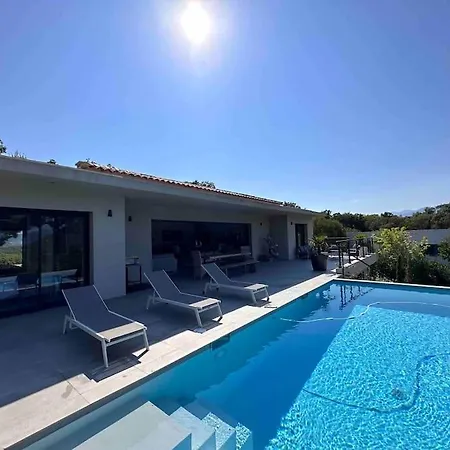 Privee-piscine-vue Mer-pinarello-cirindinu 빌라 *