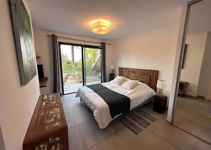 Privée-piscine-vue Mer-pinarello-cirindinu * Zonza