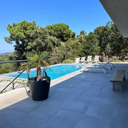 Privee-piscine-vue Mer-pinarello-cirindinu