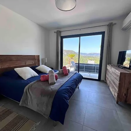 Privee-piscine-vue Mer-pinarello-cirindinu Villa Zonza