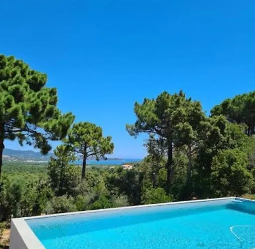 Privee-piscine-vue Mer-pinarello-cirindinu